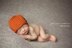 Baby Pumpkin Hat, Newborn Pumpkin Hat