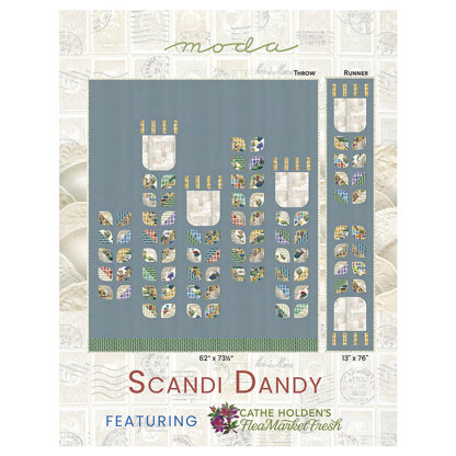 Moda Fabrics Scandi Dandy Quilt - Downloadable PDF
