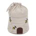 Hobbygift Bumble Bee Hive Drawstring Bag
