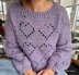 Mohair heart sweater Valentine