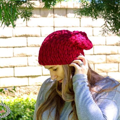 Easy Slouchy Loop Hat