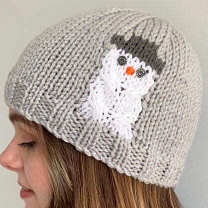 "Snowman" Beanie - toddler, child, adult