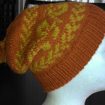 Two Color Andalusian Slouch Hat