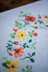 Vervaco Fresh Flowers Tablecloth Cross Stitch Kit - 80cm x 80cm