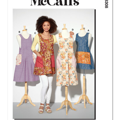 McCall's Misses' Aprons M8308 - Sewing Pattern