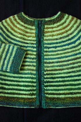 Budgie Striped Baby Sweater