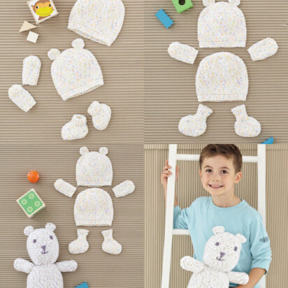Accessories and Toy in Sirdar Snuggly Spots DK - 4745 - Downloadable PDF
