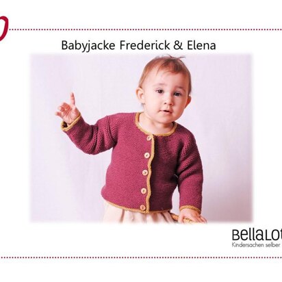 Strickanleitung Babyjacke Frederick & Elena in den Größen 62 bis 92, Anfängerfreundlich