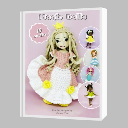 Crochet doll pattern, Amigurumi doll pattern, Magic Dolls