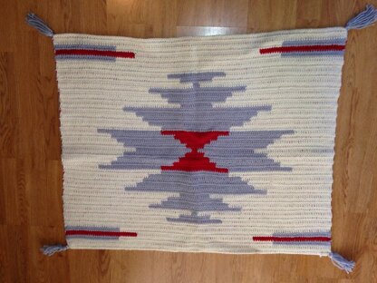 Gallup Saddle Blanket (center motif)