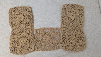 Bohemian Elegance Crochet Lace Blouse