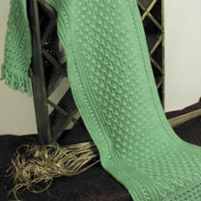Friendship Green Shawl in Caron Simply Soft - Downloadable PDF
