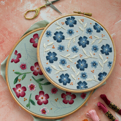 Floral Burst - Beginner Downloadable Embroidery Pattern