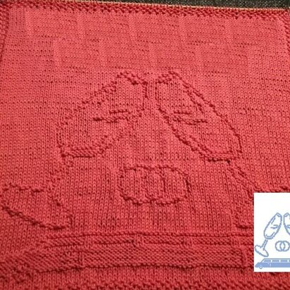 Nr. 865 Limousine Rings & glass 89 stitches - knitting pattern