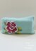 Cotton Pink Rose Bloom Clutch (11" x 11") (tunisian007)
