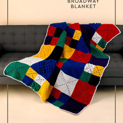 Paintbox Yarns Broadway Blanket PDF (Free)