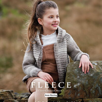 Sandsend Children's  Hooded Jacket in West Yorkshire Spinners Bluefaced Leicester Roving - DBP0173 - Downloadable PDF