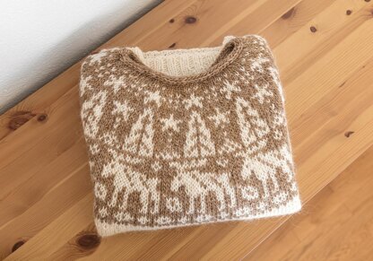 Elk Icelandic Lopapeysa Sweater