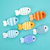 Fish amigurumi, no sew crochet pattern