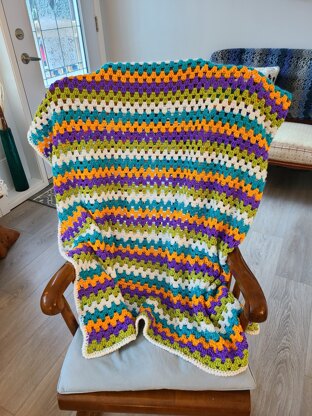 Granny Stripes Afghan