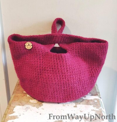 Felted Wool Dock Tote.