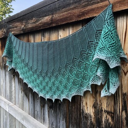 Snow Melt Shawl