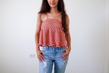 Babydoll Ruffle Top