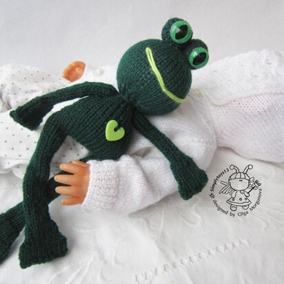 Toy for sleep. Frogling