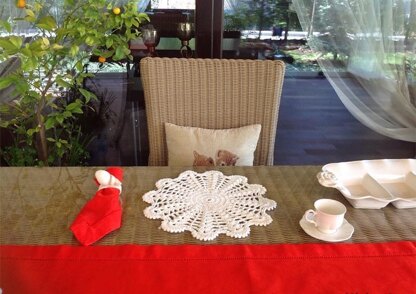 Crochet Placemat & Coaster Set N 108