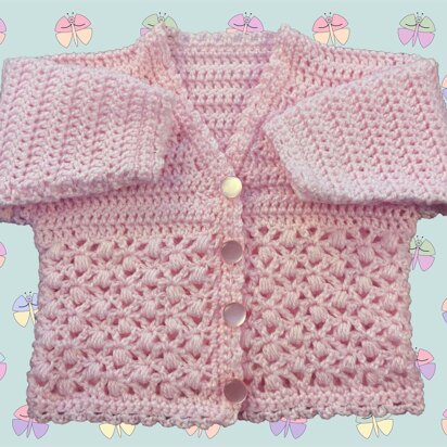 Patterned Panel Cardigan for Baby
