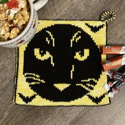 Spooky Cat Pot Holder