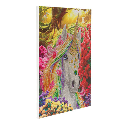 Crystal Art Unicorn Forest, 40x50cm Diamond Painting Kit