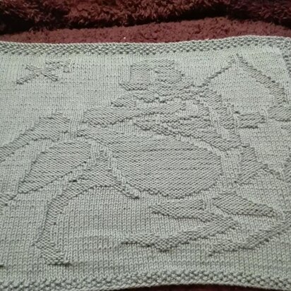 Dishcloth Sagittarius Zodiac - knitting pattern