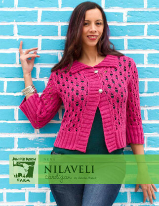 Nilaveli Cardigan in Juniper Moon Farm Neve - J34-02