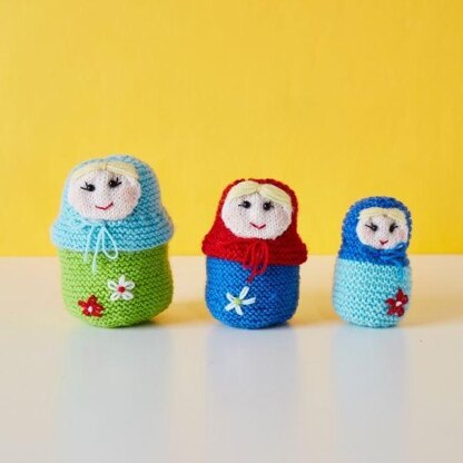 Matryoshka Trio Russian Dolls