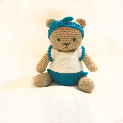 Classic Bear with Ruffled Outfit