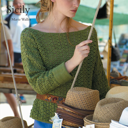 Sicily Sweater in Rowan Cotton Glace