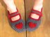 Mary Jane crochet slippers