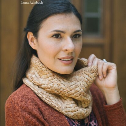 Cantera Cowl in Malabrigo Silky Merino - Downloadable PDF