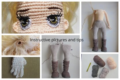 Daenerys Targaryan inspired doll/Crochet Pattern/Amigurumi Pattern