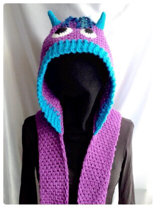 Snuggle Monsters Hooded Scarf