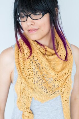 Wheat Fields Shawl