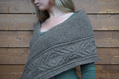 Walnut Bark Shawl