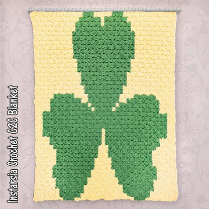 Intarsia - Three Leaf Clover - Chart Only