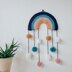 Rainbow Pom Wall Hanging