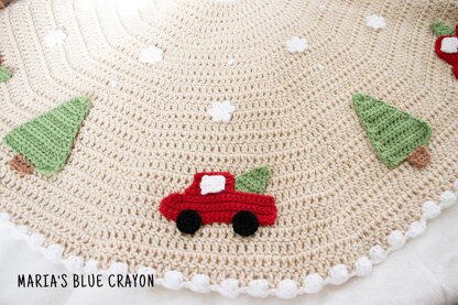 Red Truck Tree Skirt