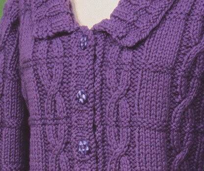 Cable and Rib Cardigan 129