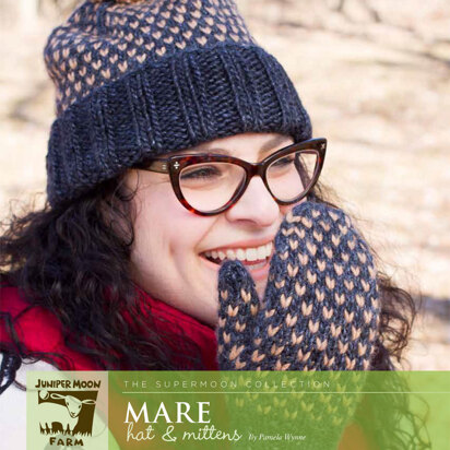 Mare Hat Mittens in Juniper Moon Farm Moonshine Chunky - J22-01