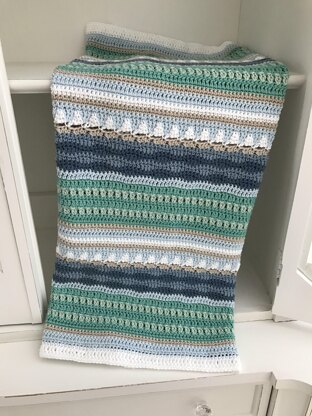 Crochet Sailing Baby Blanket