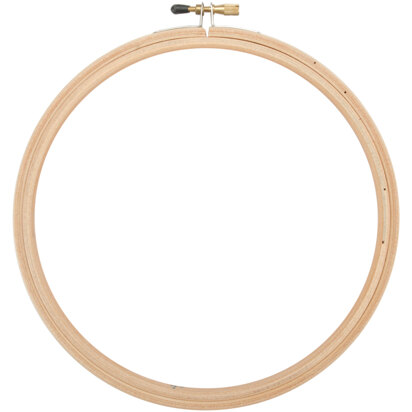 Frank A. Edmunds Wood Embroidery Hoop 7in w/ round edges